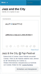 Mobile Screenshot of jazzandthecity.org